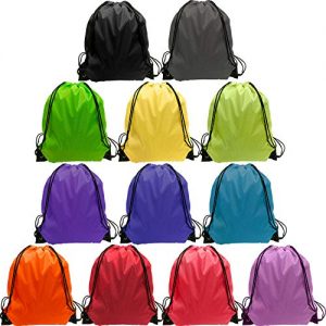 Drawstring Backpack Bags Bulk 24 Pieces Nylon Drawstring Bag Sring Backpack Bags Sport Gym Sack Drawstring Backpack Bag 12 Color Drawstring Backpacks